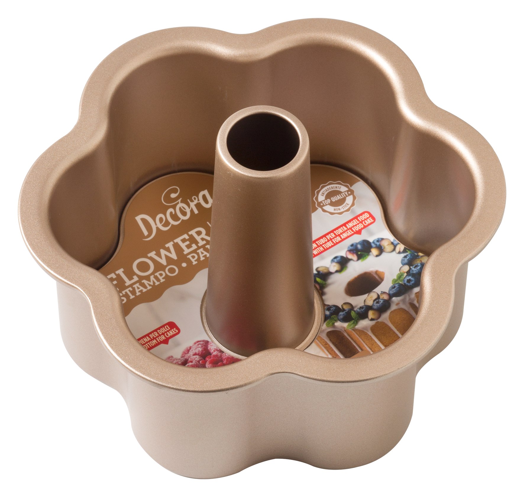 Backform Blume m.Rohrb.ø22cm