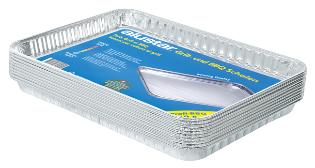 Grillschale 10 Stück 27x19cm