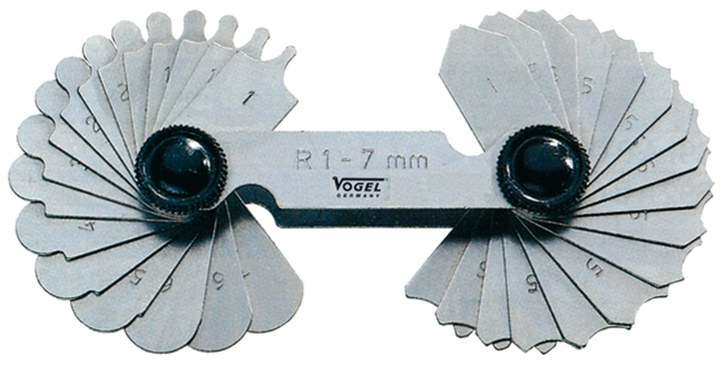 Radienschablone 15.5-25.0 In