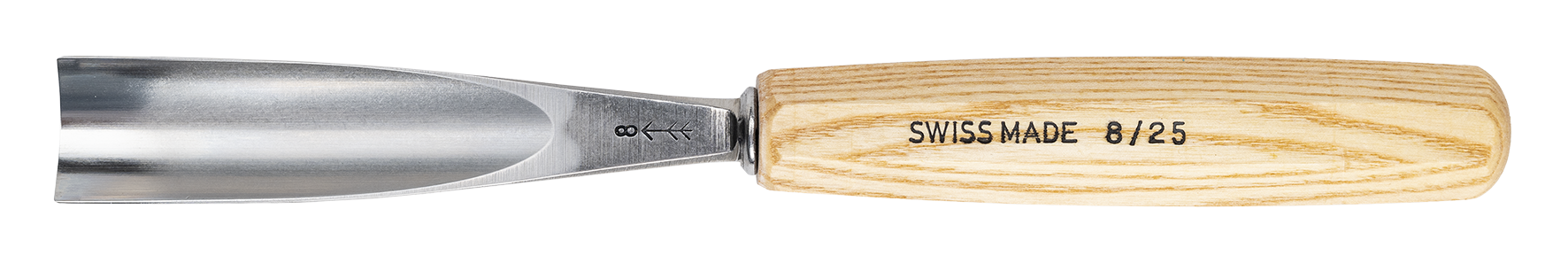 Hohlbeitel tief-hohl 8 25