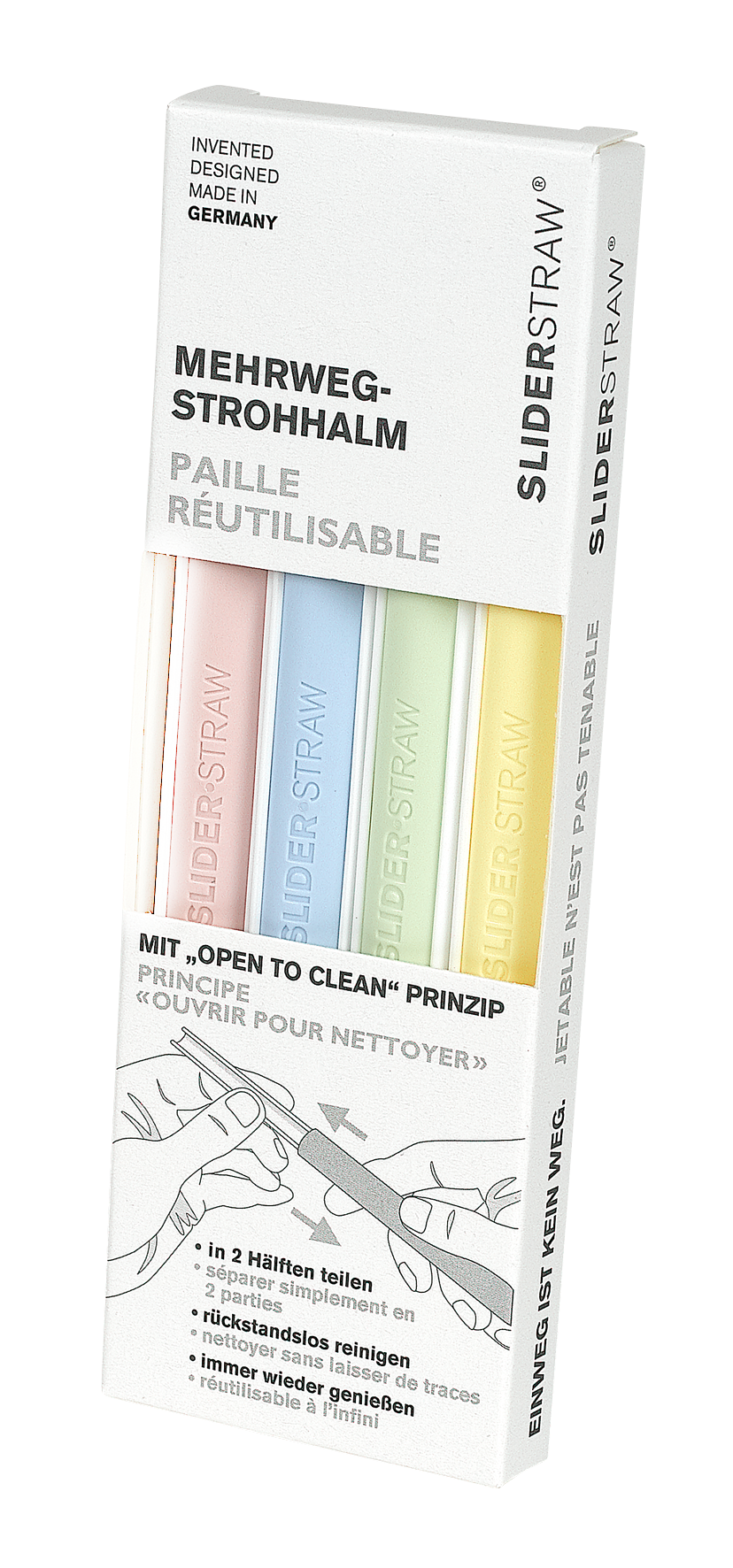 Trinkhalm ass. 4Stk. 15cm