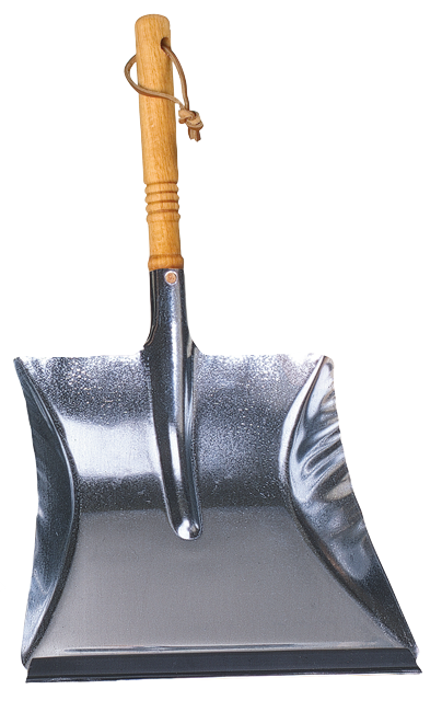 Kehrschaufel Metall m.Holzgr.