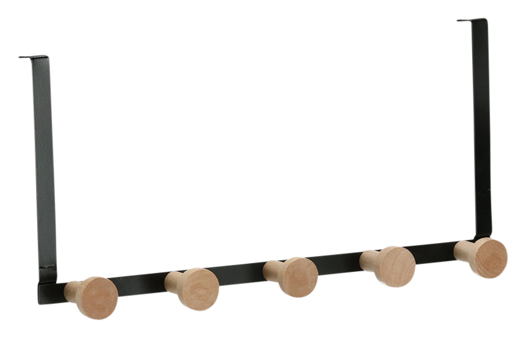 Türhakenleiste schwarz 37.5cm