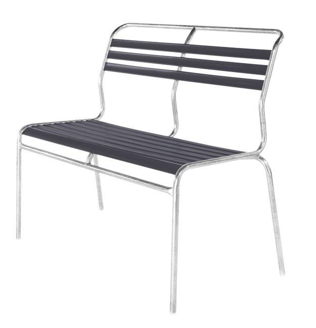 Bank Lätli o.Arml. 2er anth.