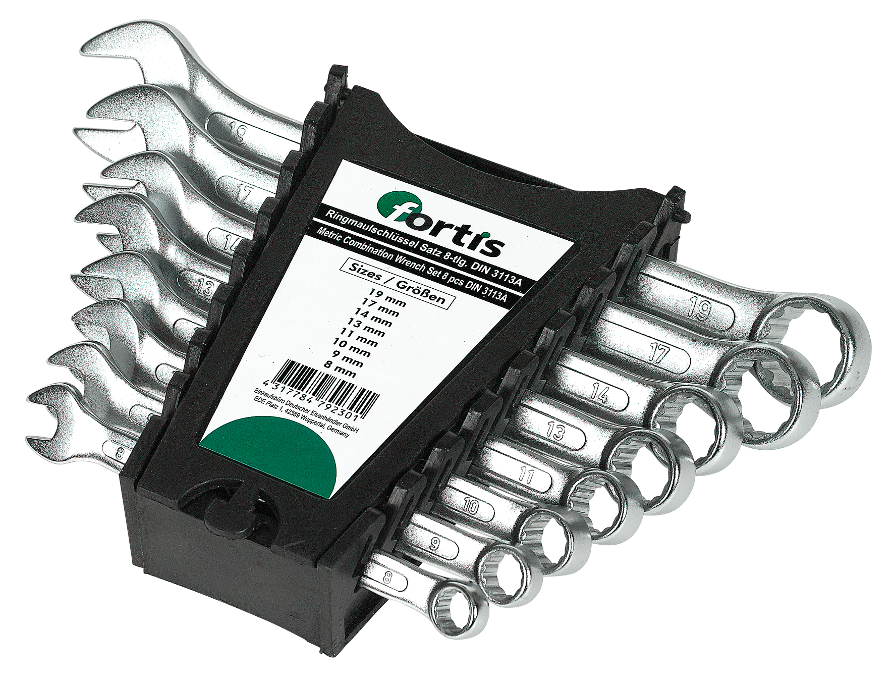 Ringgabelschl.Set 8-tlg 8-19