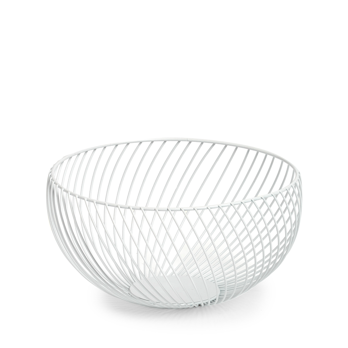 Fruchtkorb weiss ø26.5x13.5cm