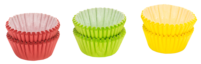 Papier Pralinenför.farb.ø2.5cm