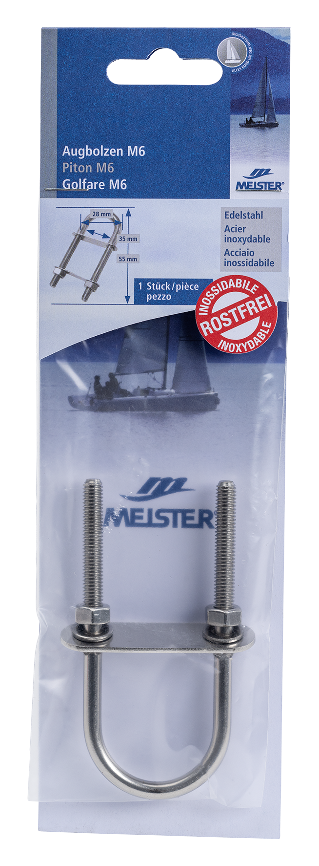 Rundstahlbügel M6 inox