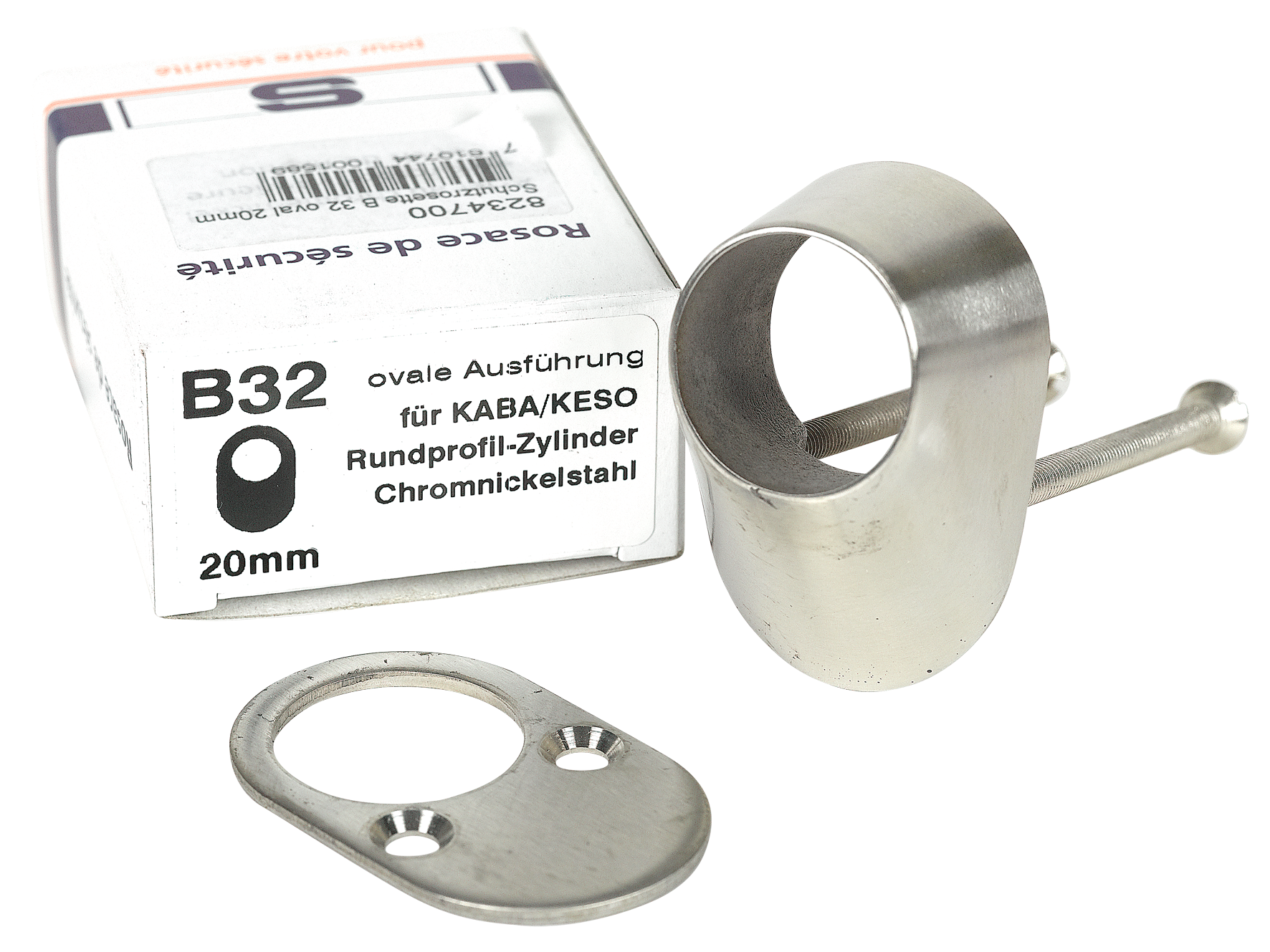 Schutzrosette B 32 oval 20 mm