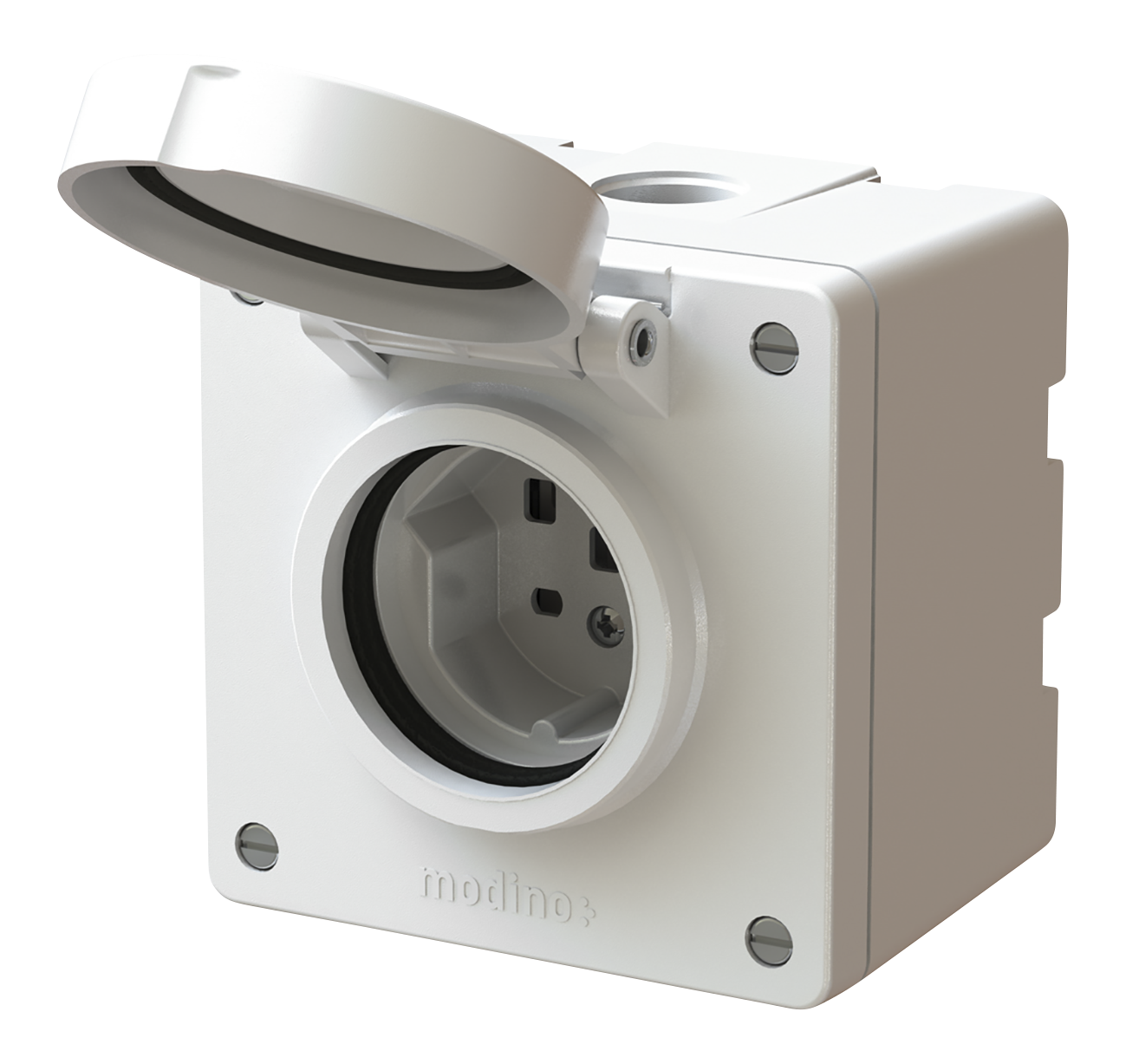 Steckdose 1xTyp25 AP IP55 ws