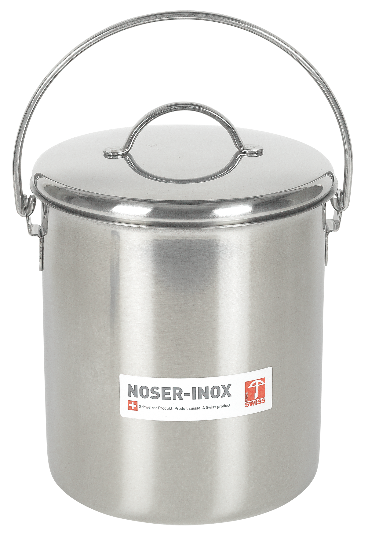 Milchkessel m.Deckel Inox 3l