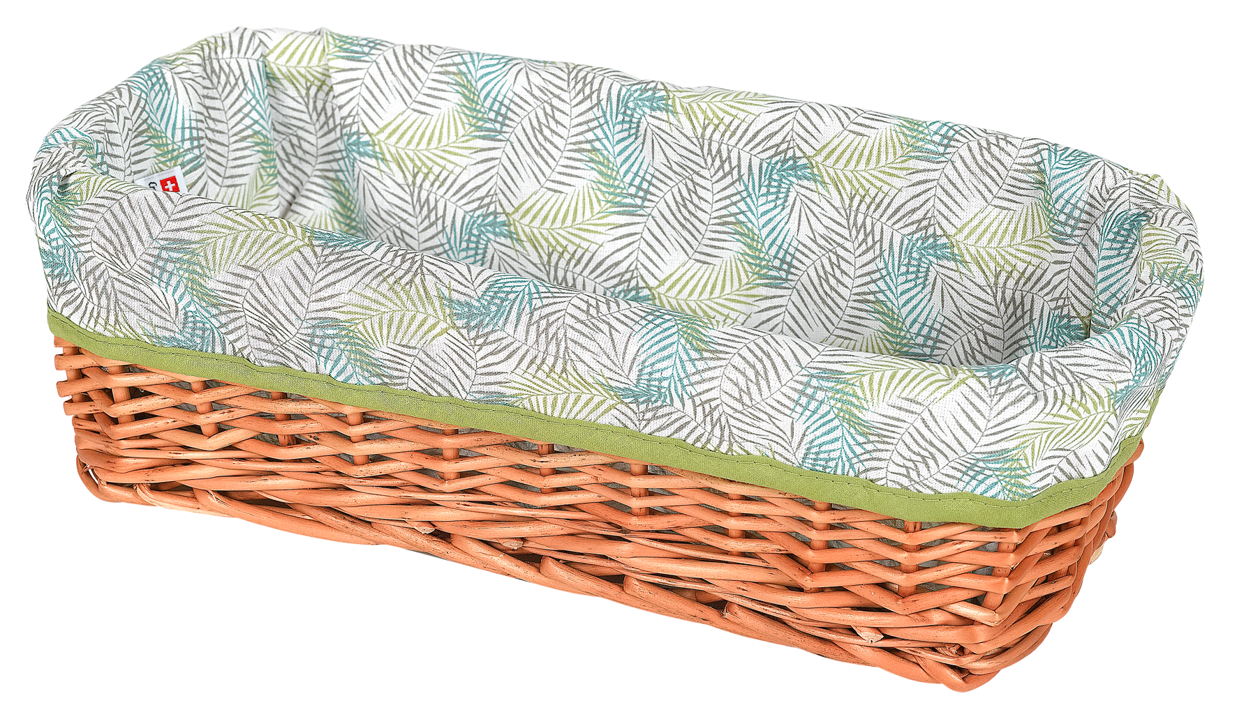 Brotkorb Blätter eckig