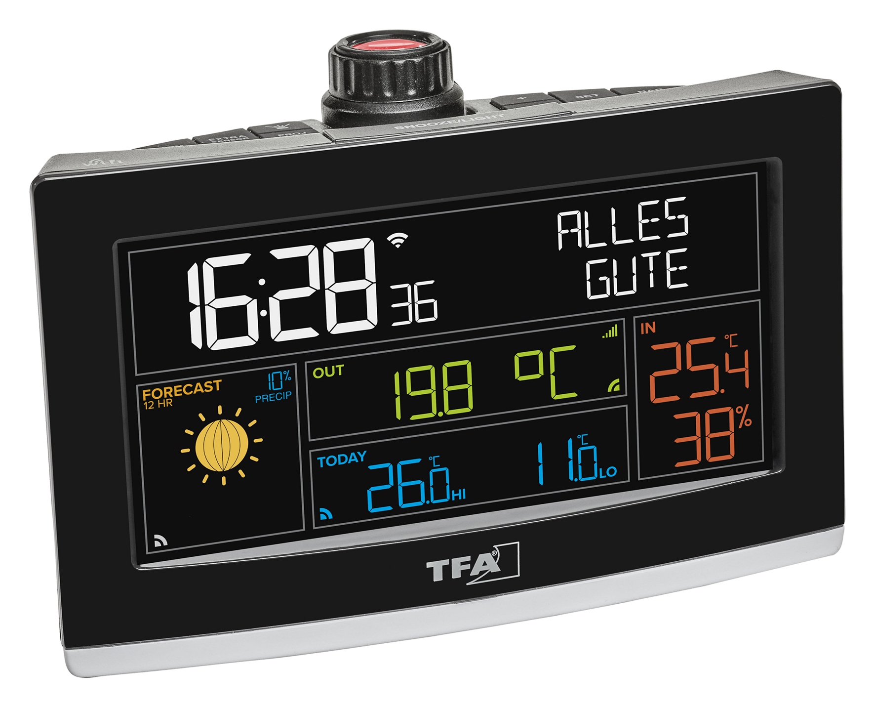 Projektionswecker Show