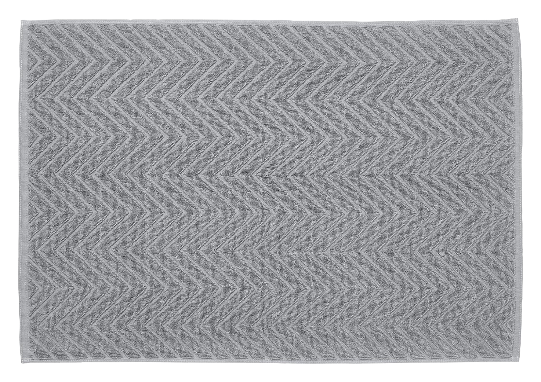 Badvorleger Chevron grau