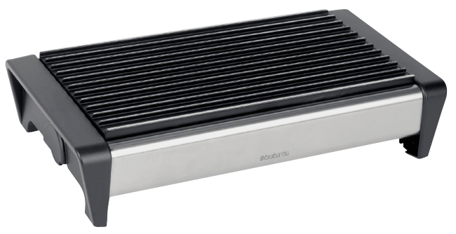 Plattenwärmer matt steel2-flg.