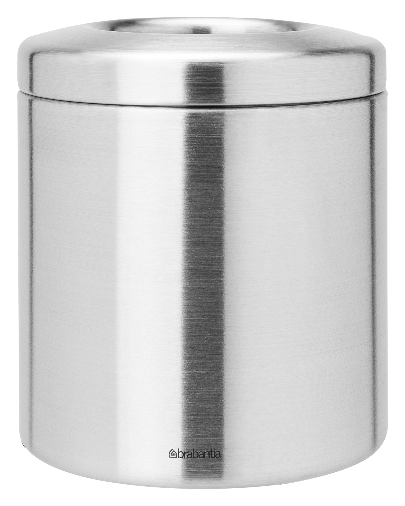 Tischabfallbehälter matt steel