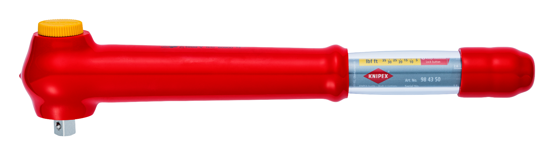 Drehmomentschlüs VDE 1/2" 50Nm