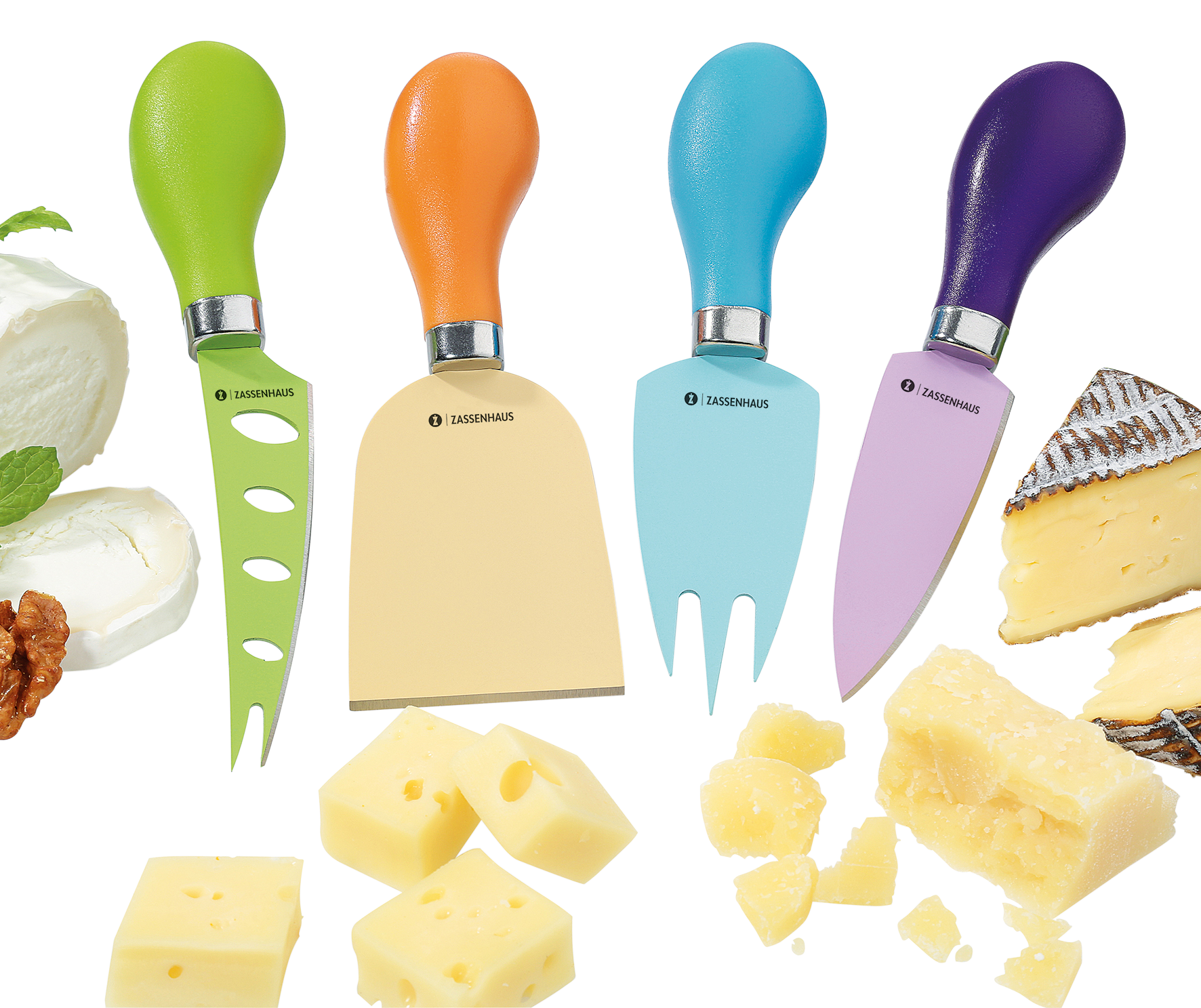 Käsemesser-Set 4-teilig