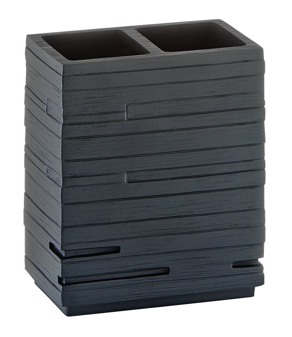 Zahnbürstenh. Schiefer schwarz