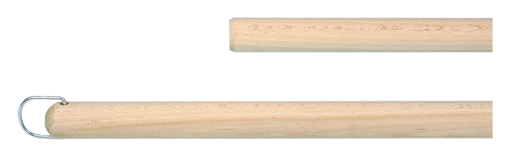 Stiel Holz ohne Gewinde 160cm