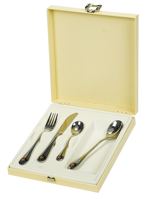 Kinderbesteck Globi 4-teilig