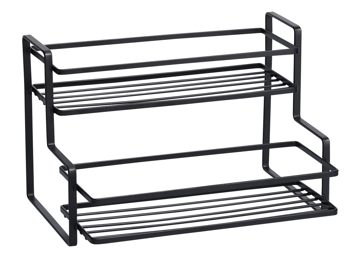 Regal Met. schwarz 20x26x17 cm