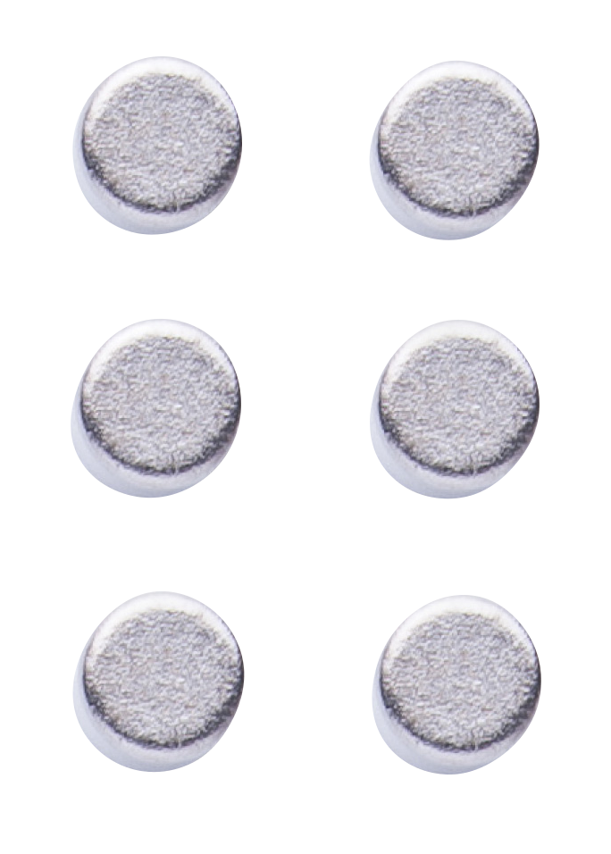 Magnet-Set 6St. stark ø0.6cm