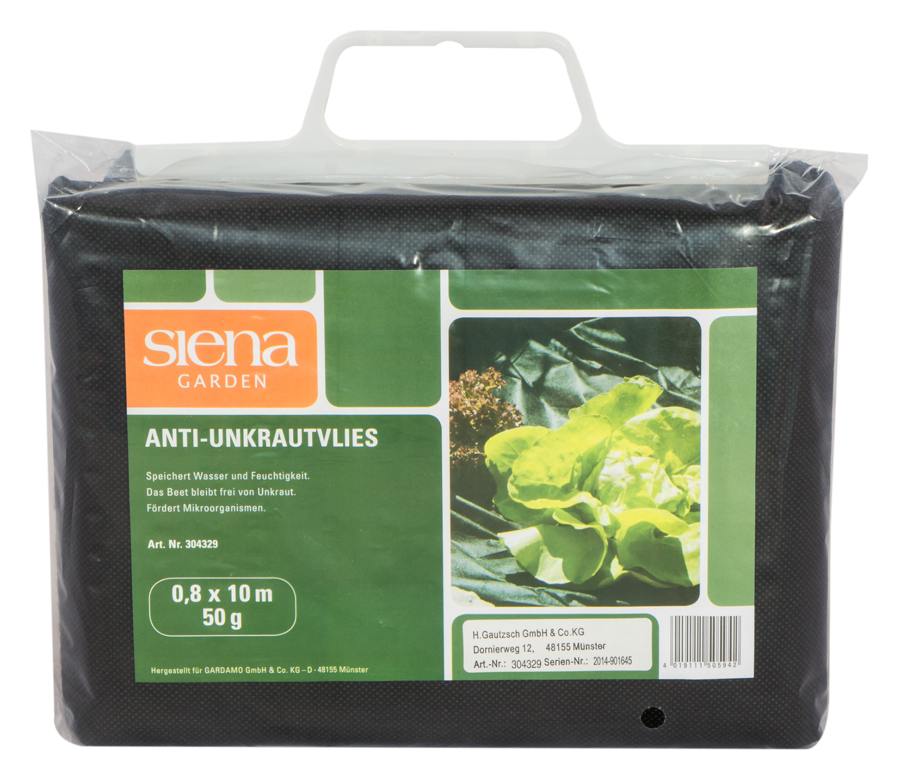 Unkrautvlies 0.8x10 m 50 g/m²