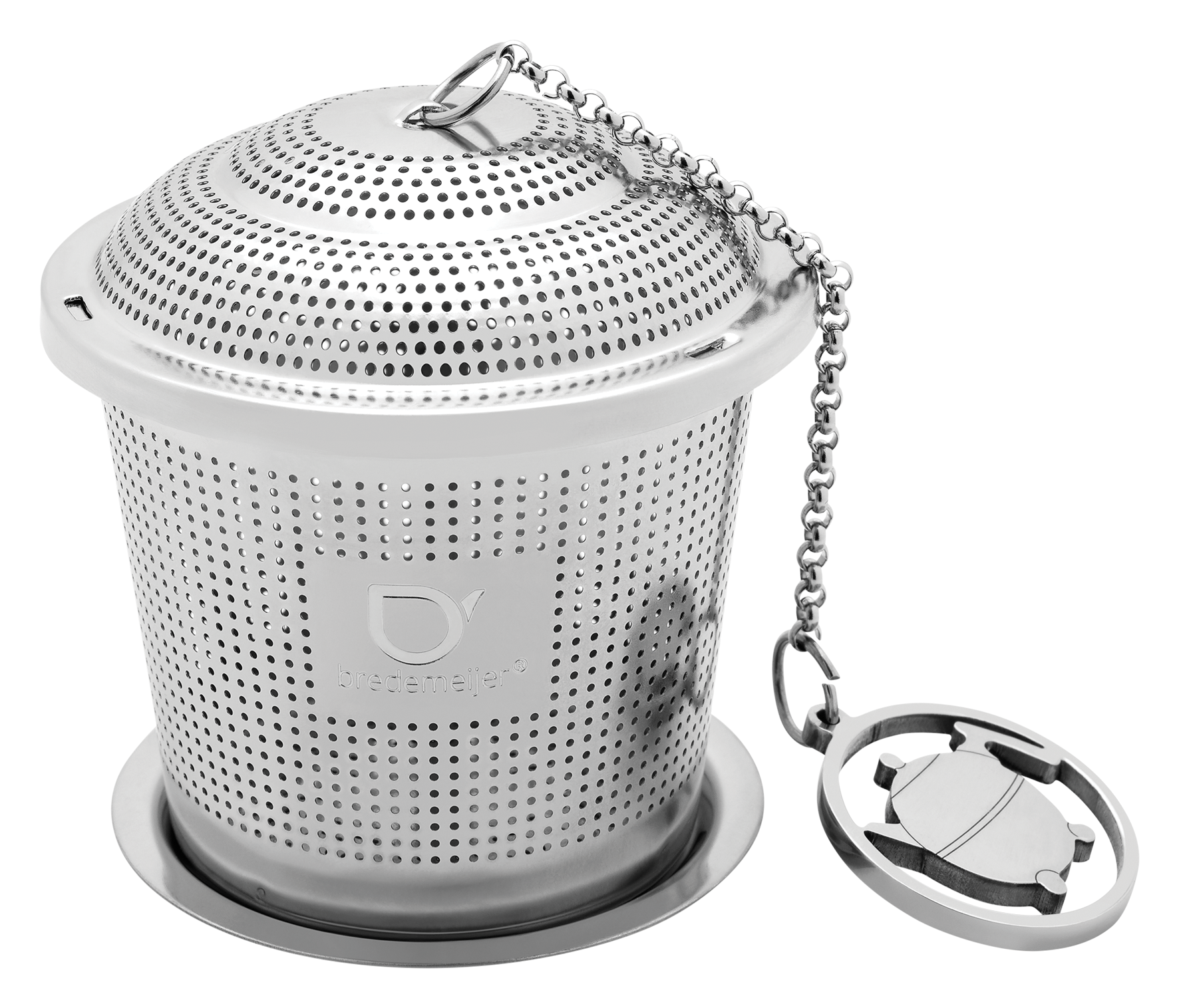 Tee-Ei m. Kette und Ablage