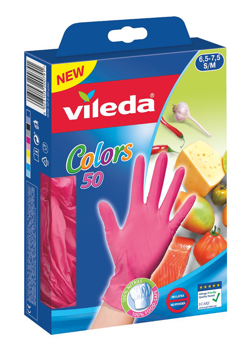 Einweghandschuh Colors S M