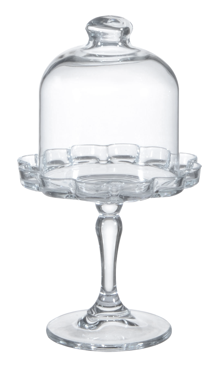 Teller a.Fuss m.Glocke ø11cm