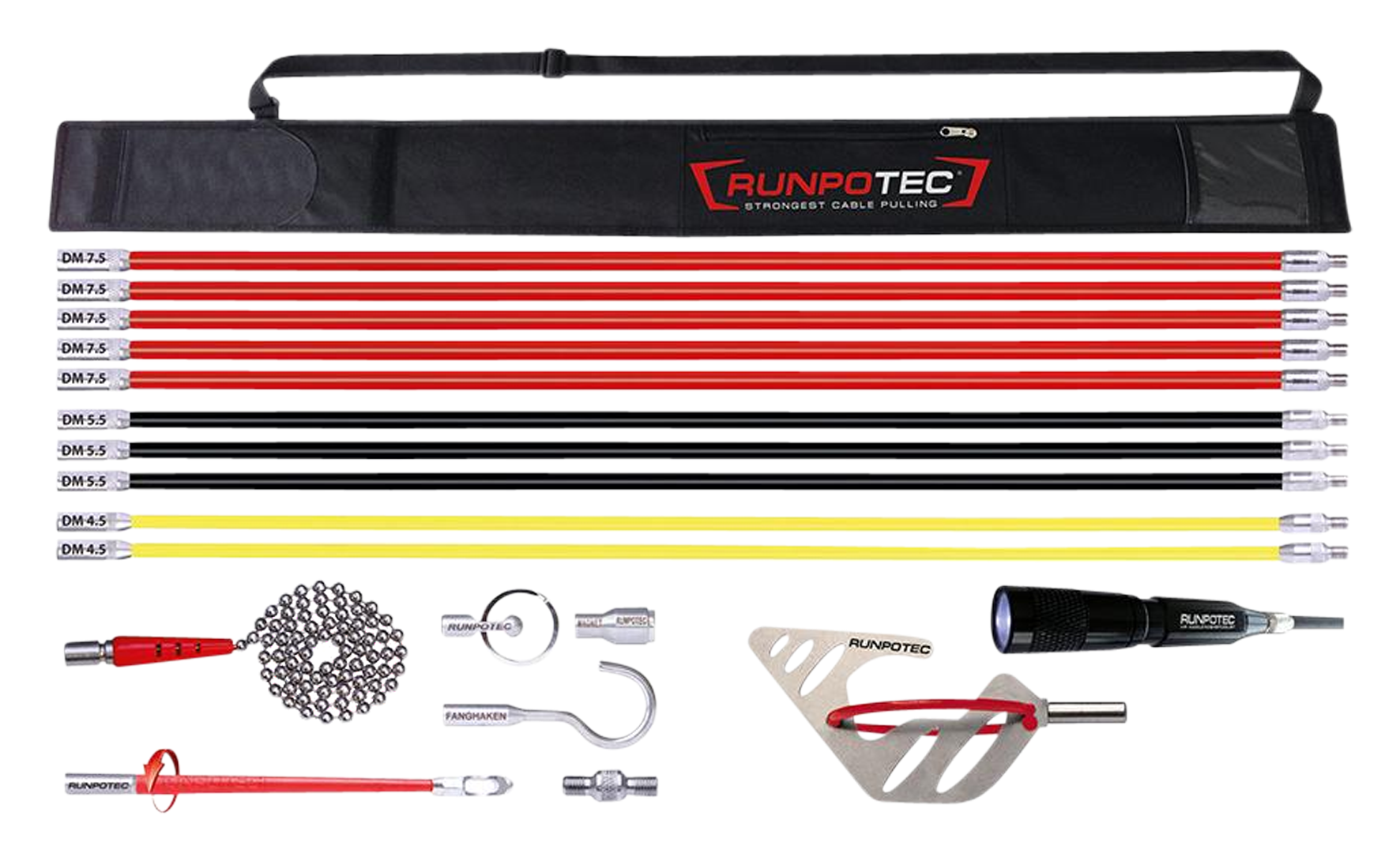 Kabeleinziehset 19-teilig