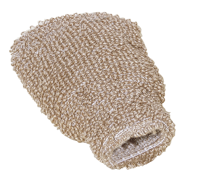 Massagehandschuh Flachs 23cm