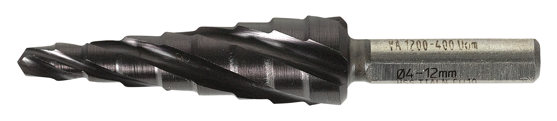 Stufenbohrer TiAlN 4-12 mm