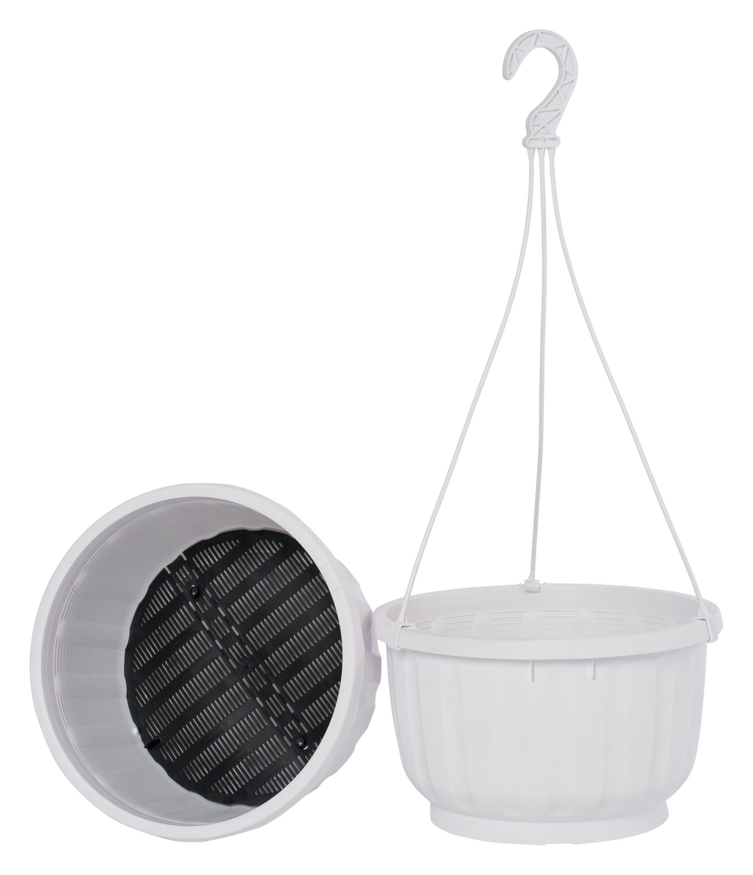 Blumenampel Royal Top 25 weiss