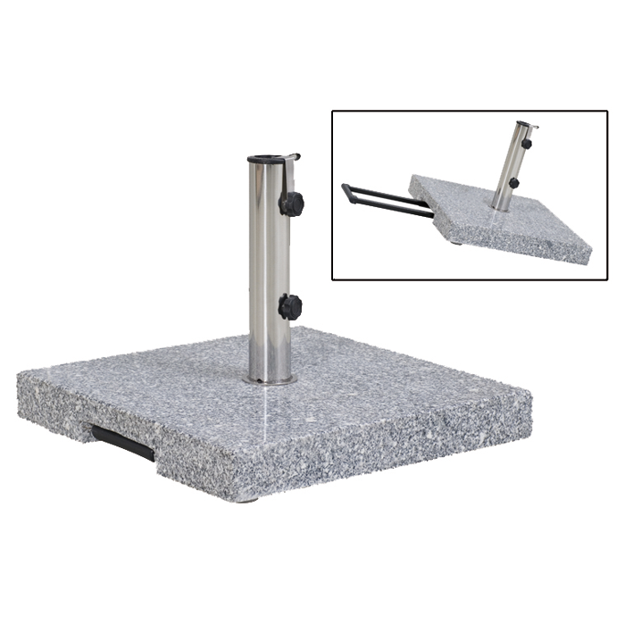 Granitsockel mit Trolley 45 kg