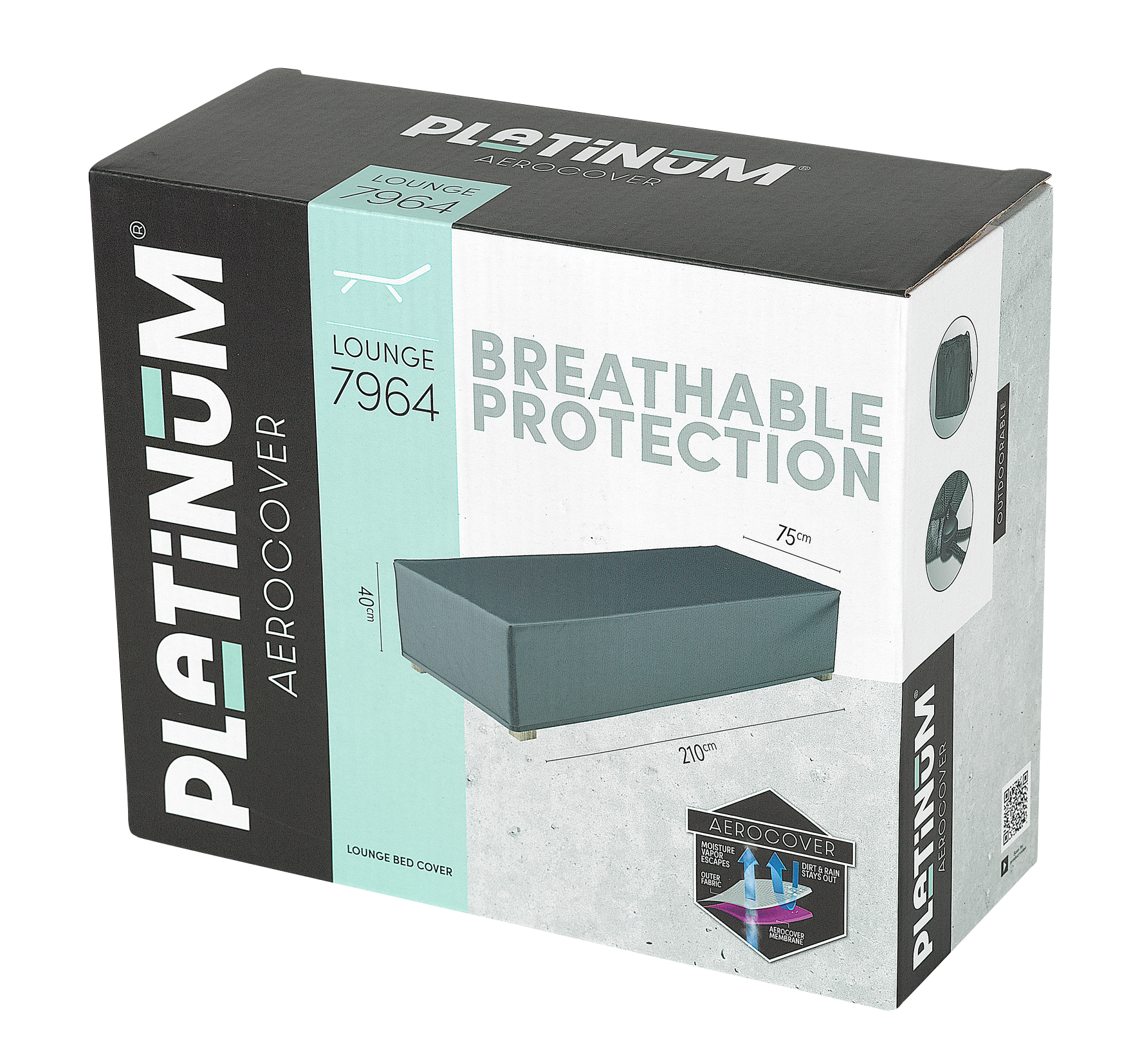 Schutzhülle Liege 210x75x40cm