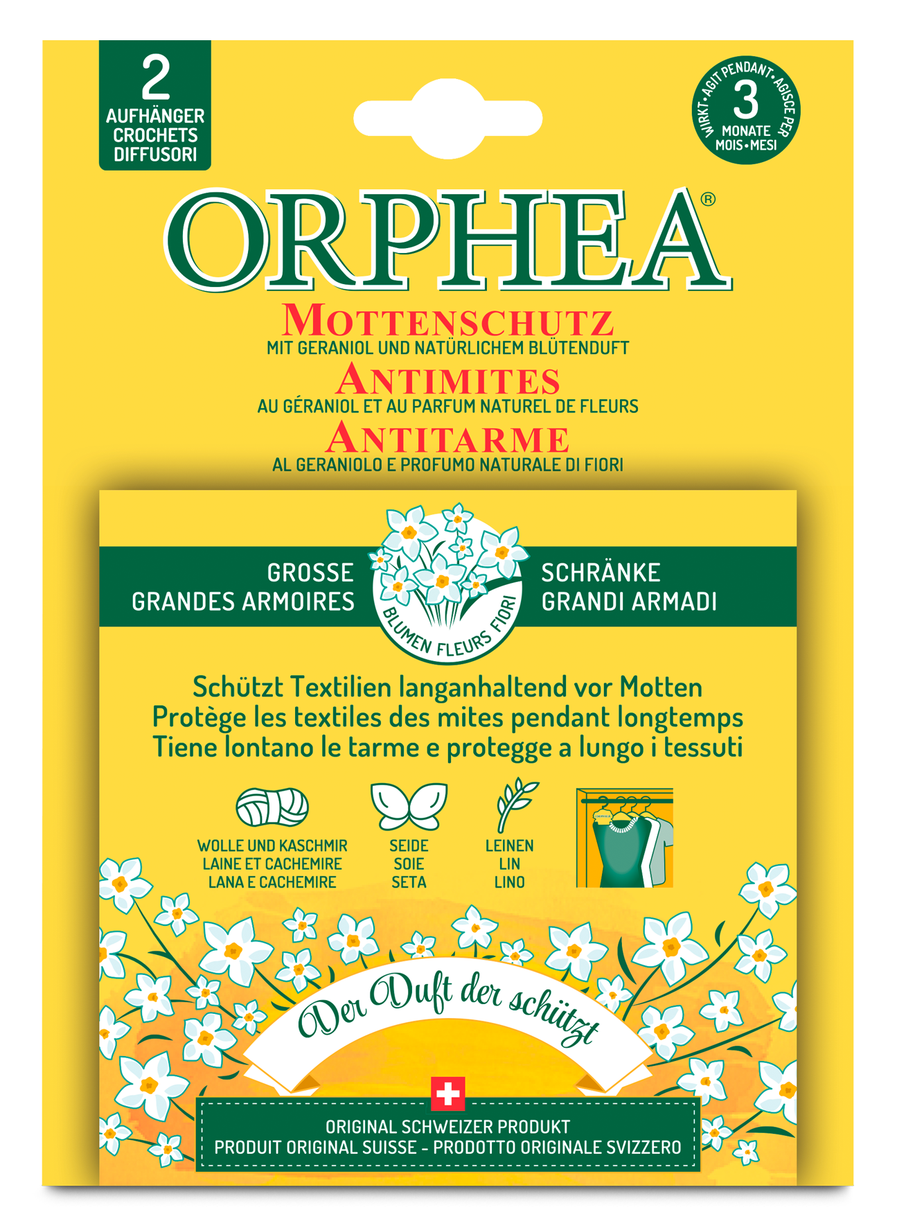 Mottenschutz Blütenduft 2St