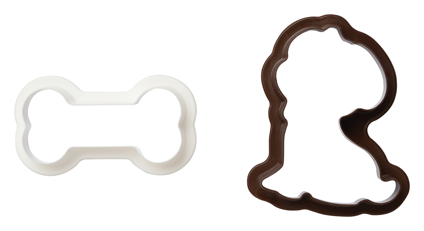 Ausstecher 2er Hund & Knochen