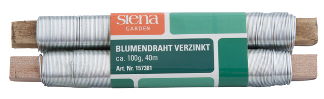 Blumendraht verz. 100 g ø 0.8