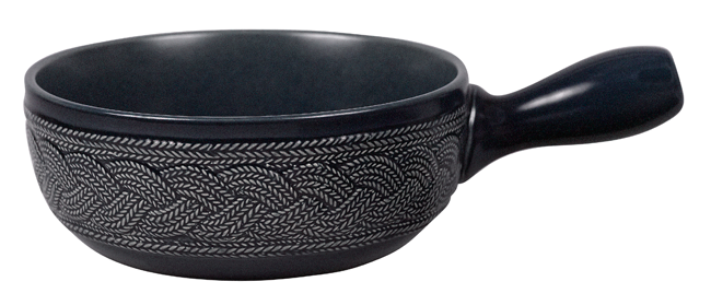 Fonduec. Strick blau ø 23 cm