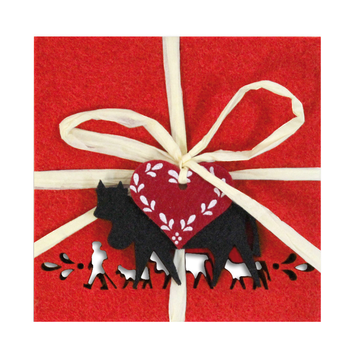 Unters.Alpaufzug rot 4St 10x10