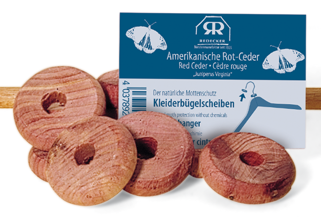 Kleiderbügelscheiben Zeder10St