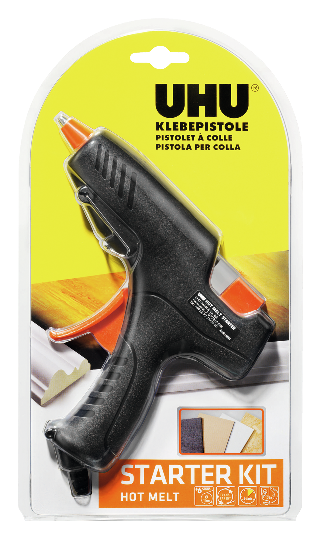 Klebepistole Starter Kit Hot