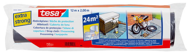 Abdeckplane 24 m² 12x2 m