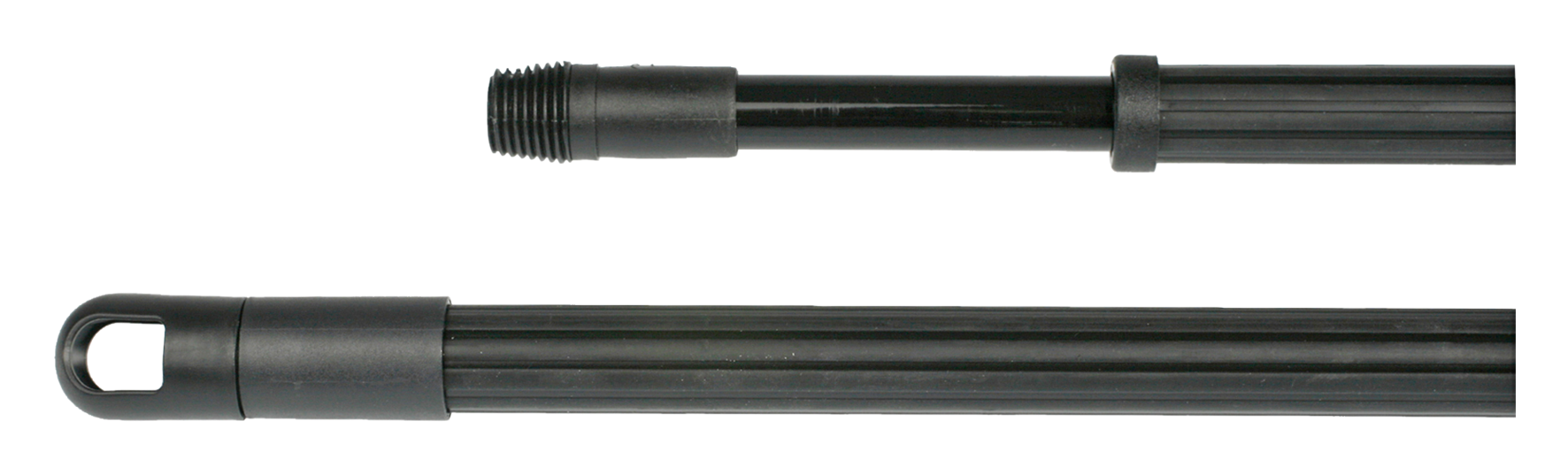 Teleskopstiel schwarz 75-130cm