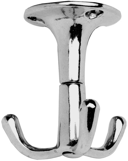 Mantelhaken alu 59mm drehbar