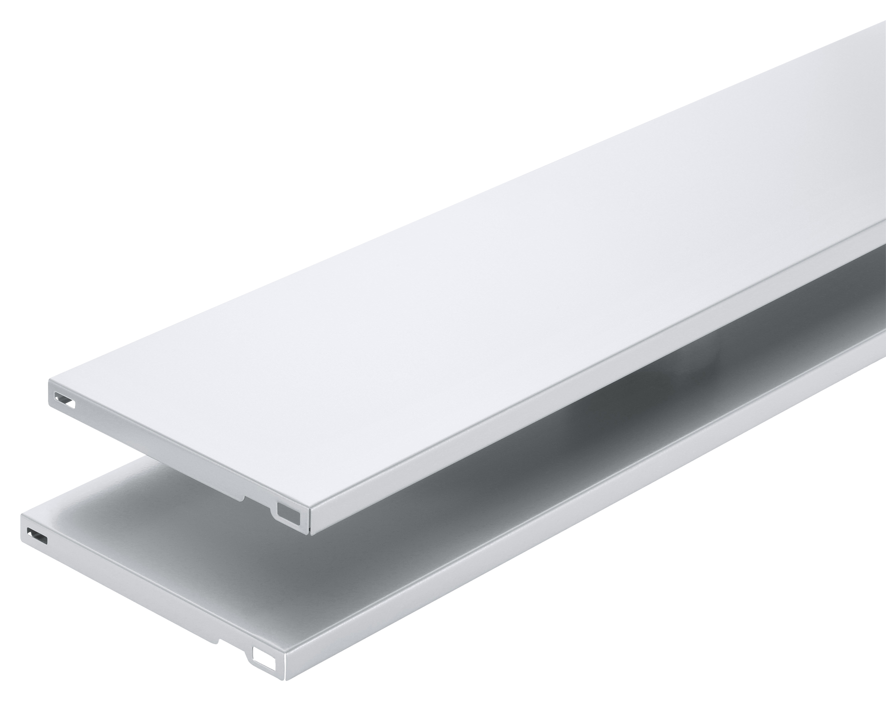 Stahlfachb. grau 80x20 2 Stück