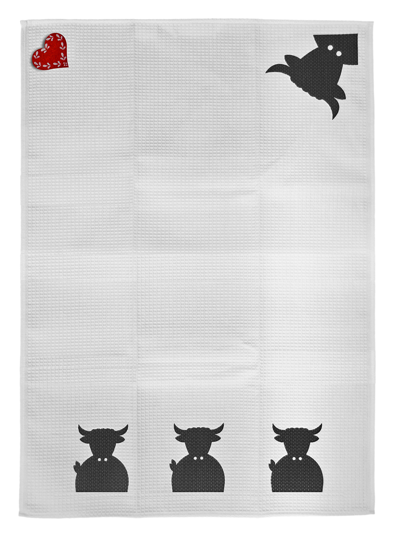 Küchentuch Dekor Kuh 2 Stk.