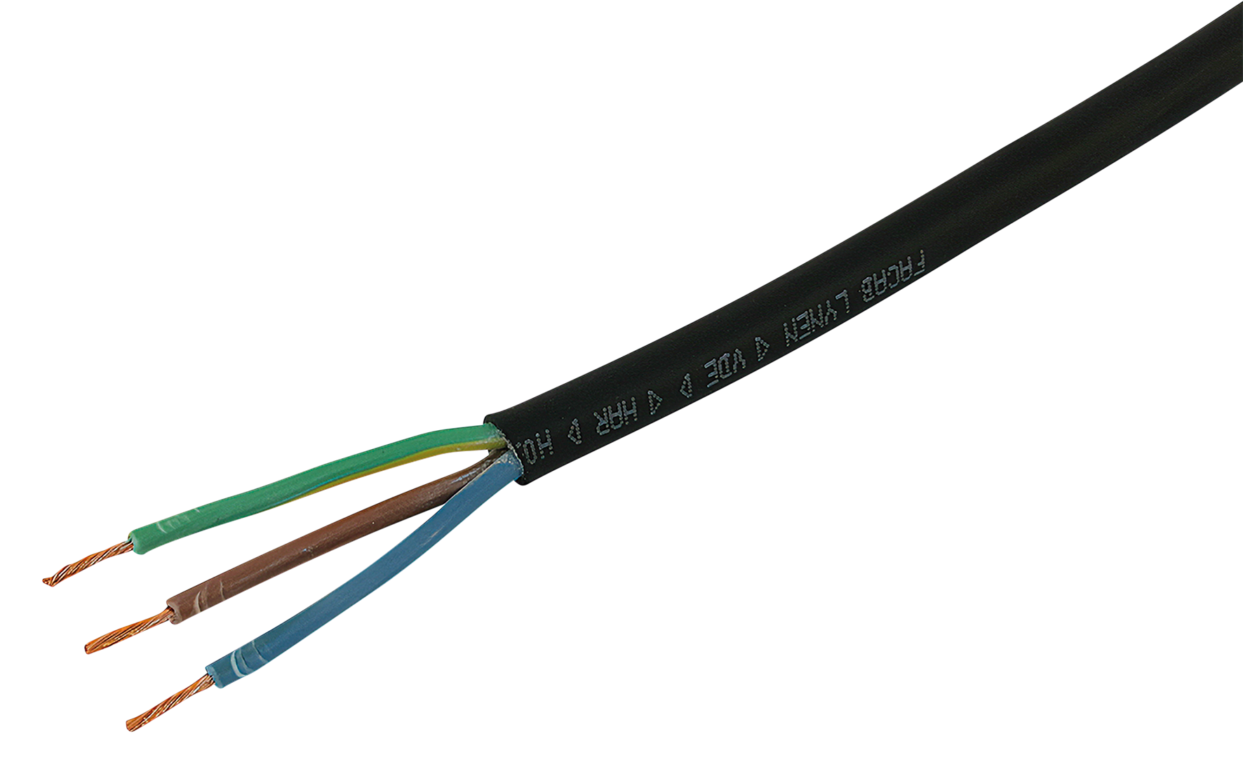 Kabel GD 3x1.5 25m sw